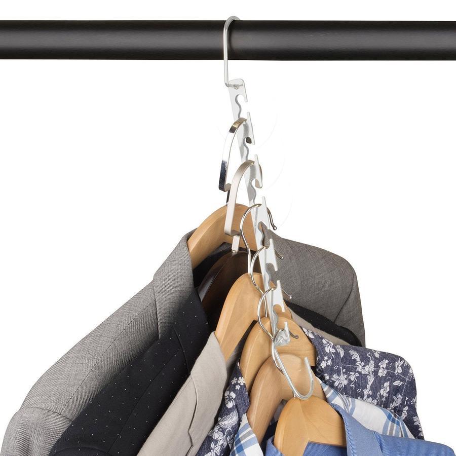 80% OFF Today) Magic Hangers Closet Space Saving ( Plastic and Metal –  Store Ins