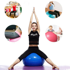 Home Fitness Yoga Balls Anti-Pressure Explosion-Proof Gym Balance Exercise Fitball Pilates Workout Massage Ball 75cm 65cm 55cm