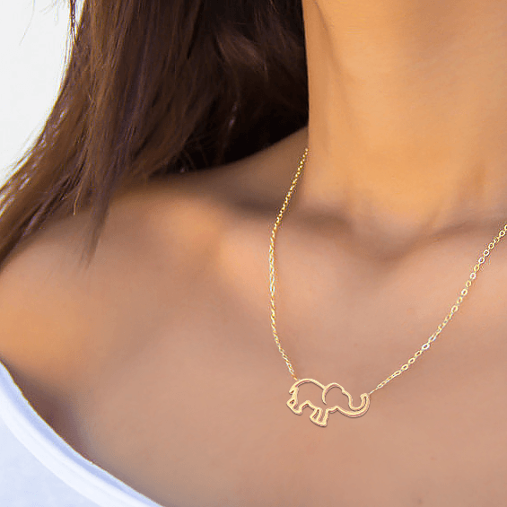 Save an hot sale elephant necklace